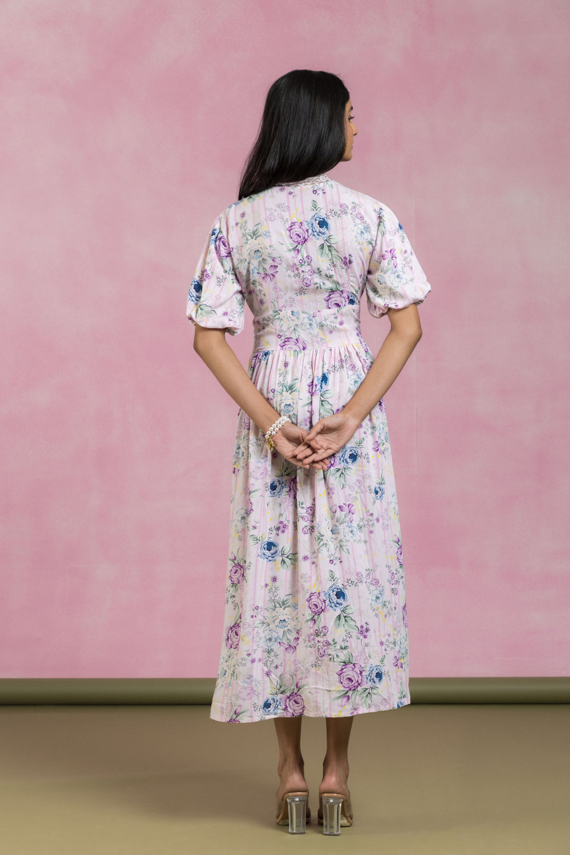 Amélie Floral Midi Dress