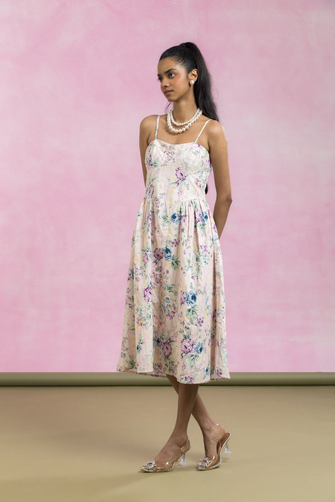 Floral Muse Midi Dress