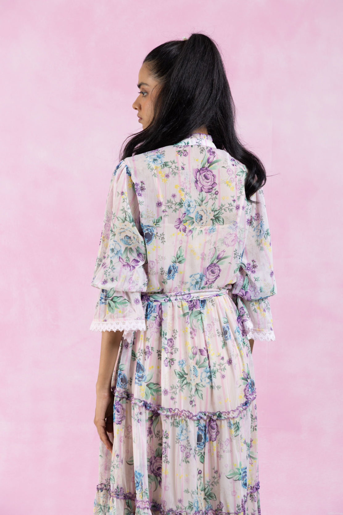 Rosalyn Tiered Midi Dress