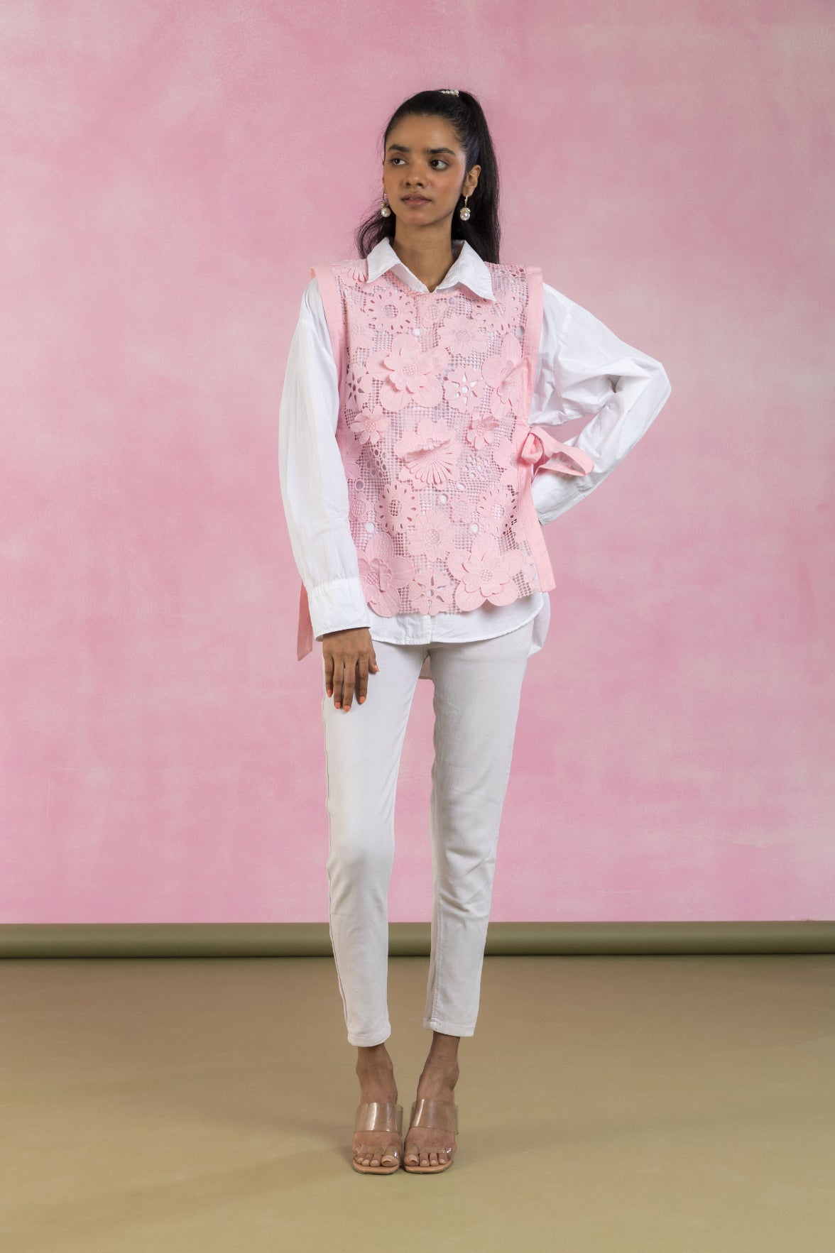Petal Overlay Vest