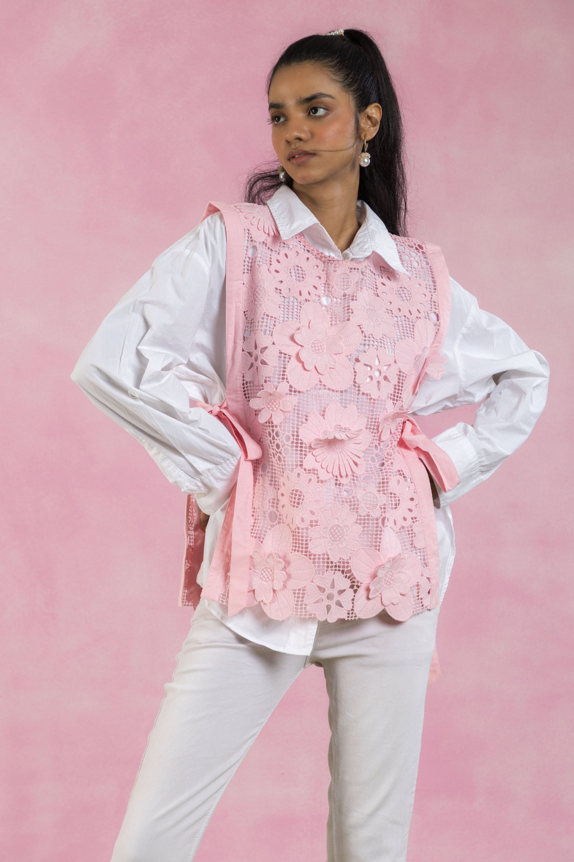 Petal Overlay Vest