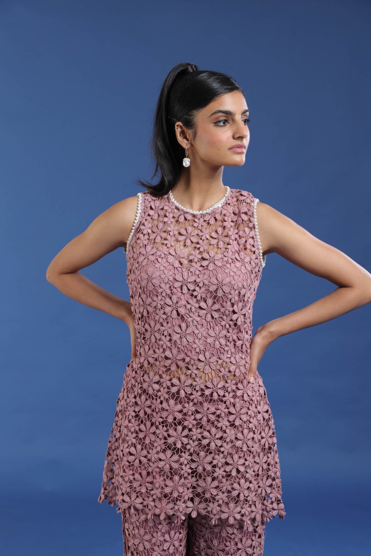 Rosewood Lace Top