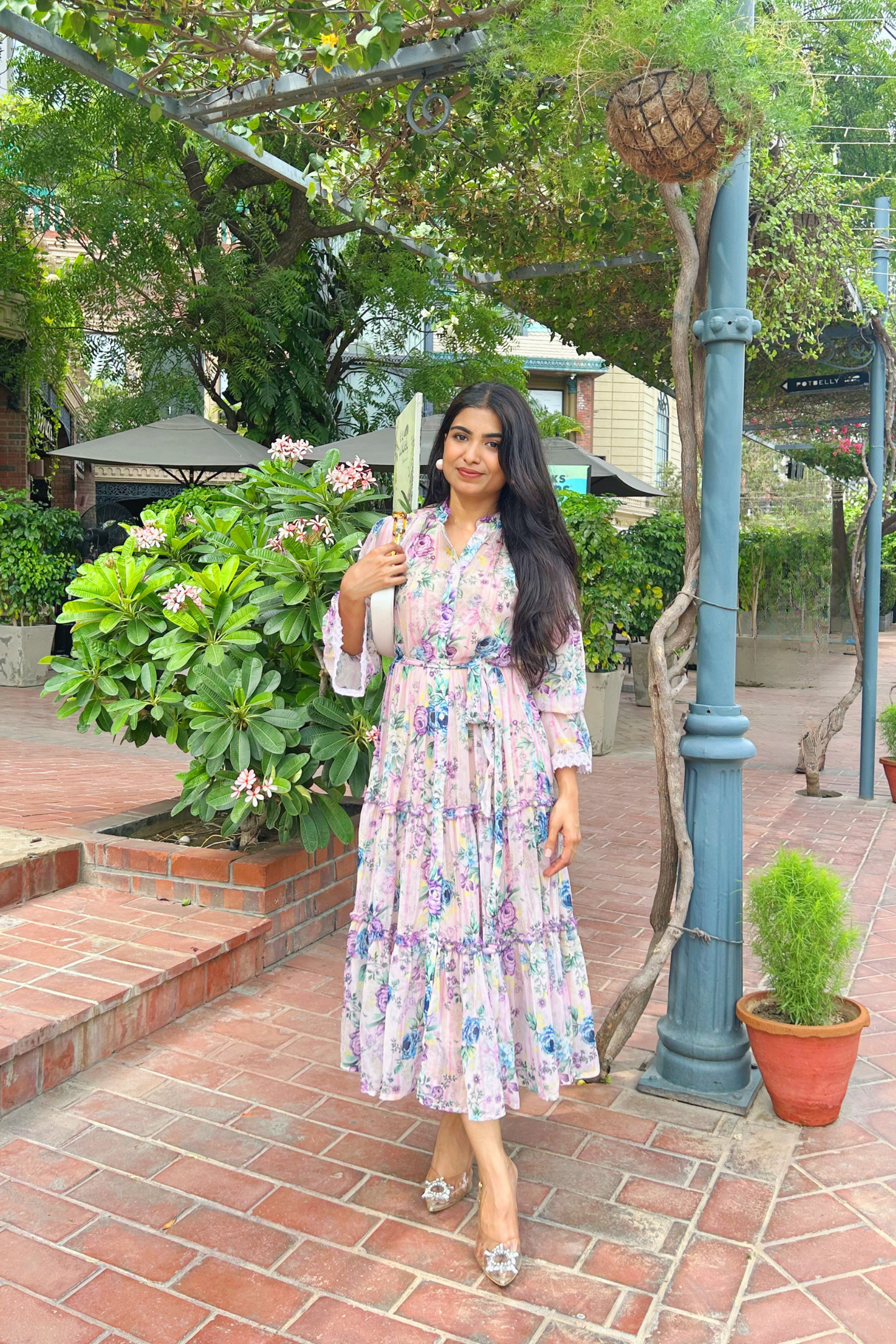 Rosalyn Tiered Midi Dress