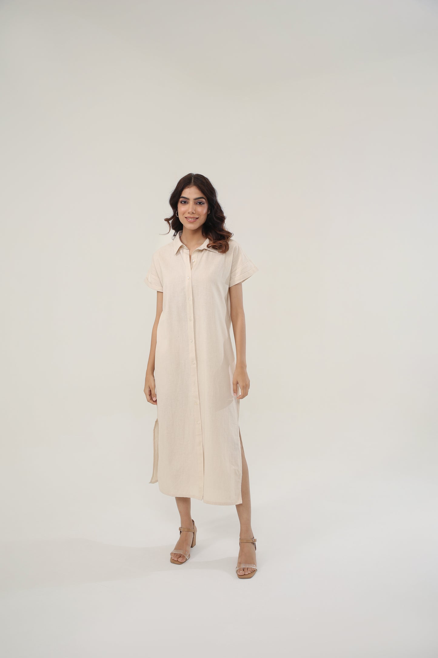 INEZ LINEN DRESS