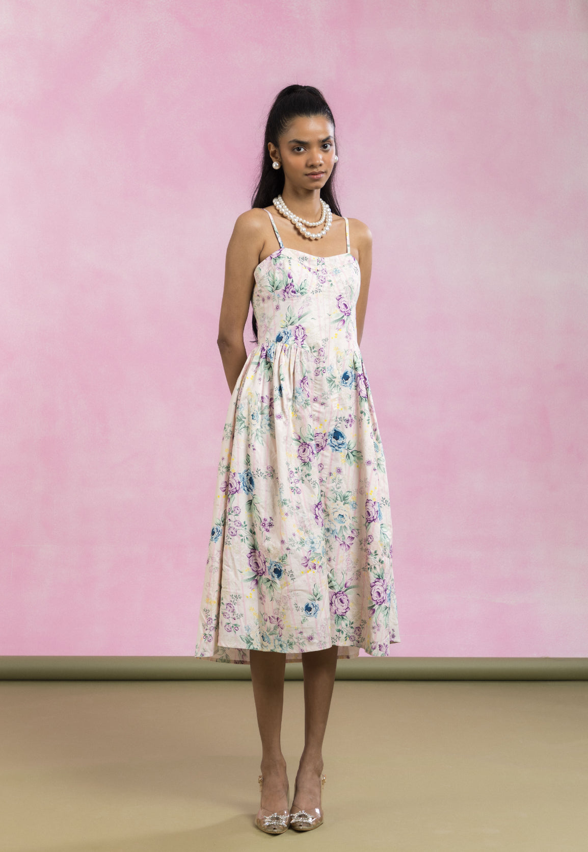 Floral Muse Midi Dress