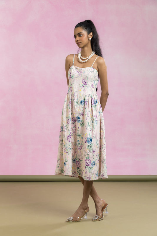 Floral Muse Midi Dress
