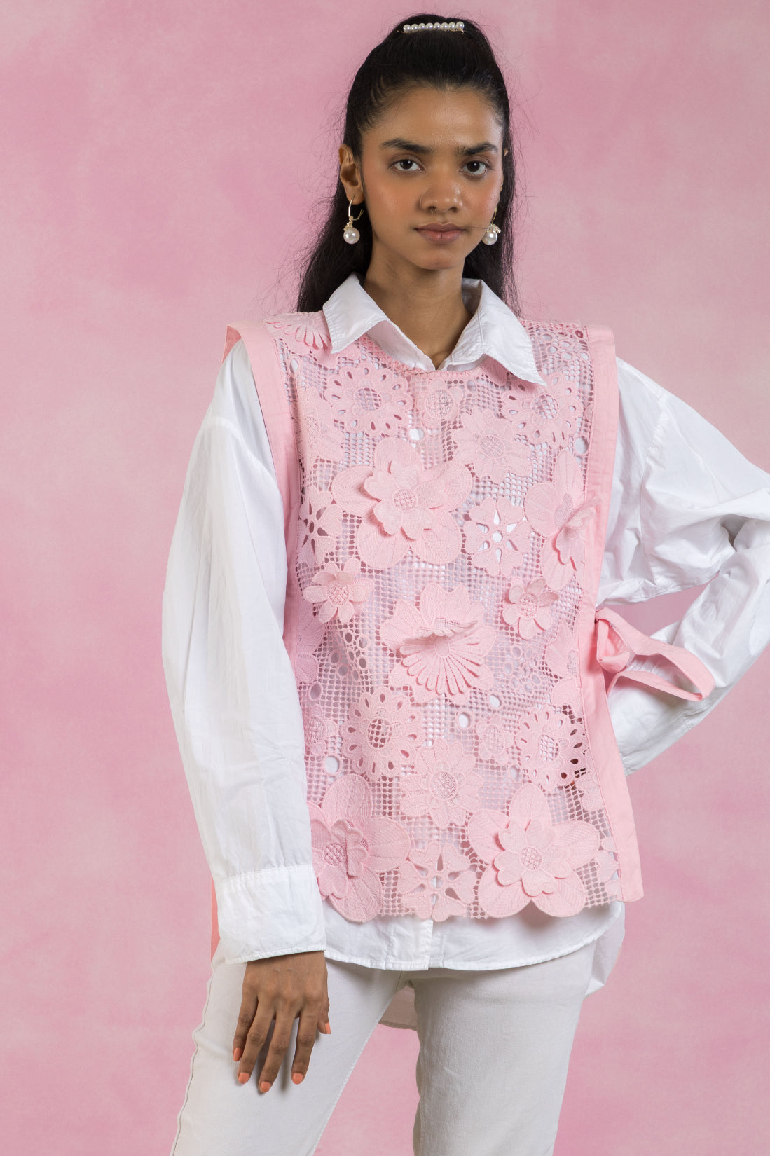Petal Overlay Vest