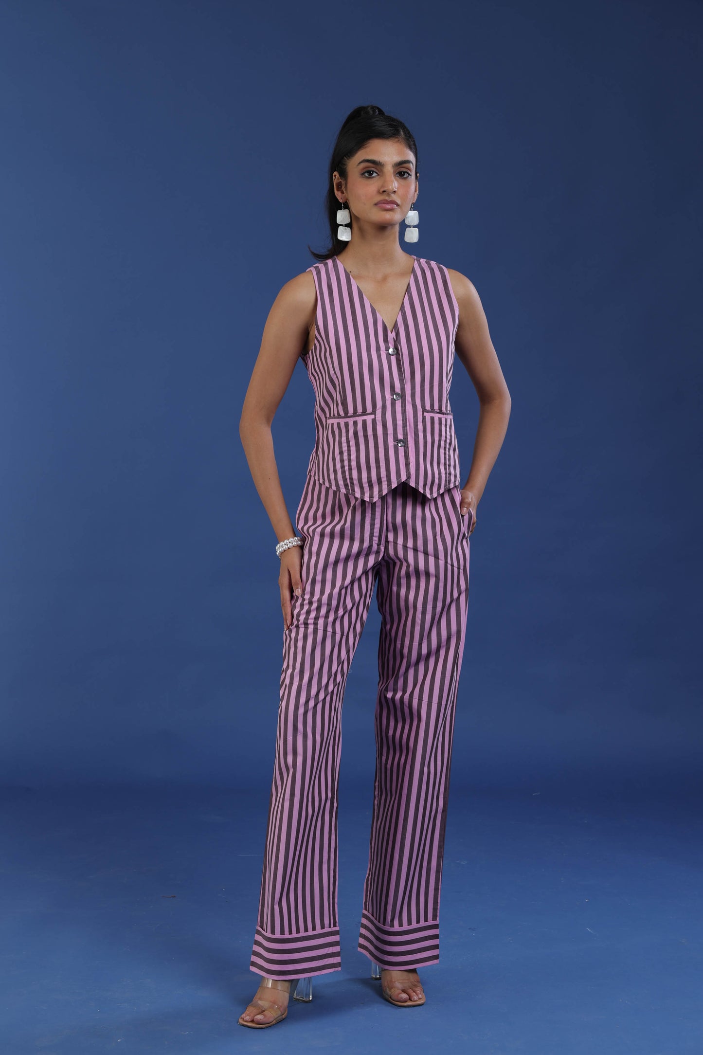 Candy Noir Stripe Trousers